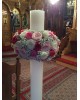 Wedding decoration with white, fuchsia, baby, pink and red flowers Wedding