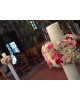 Διακόσμηση γάμου με λευκά, έντονο, ροζ, απαλό ροζ και κόκκινα λουλούδια Γάμος
