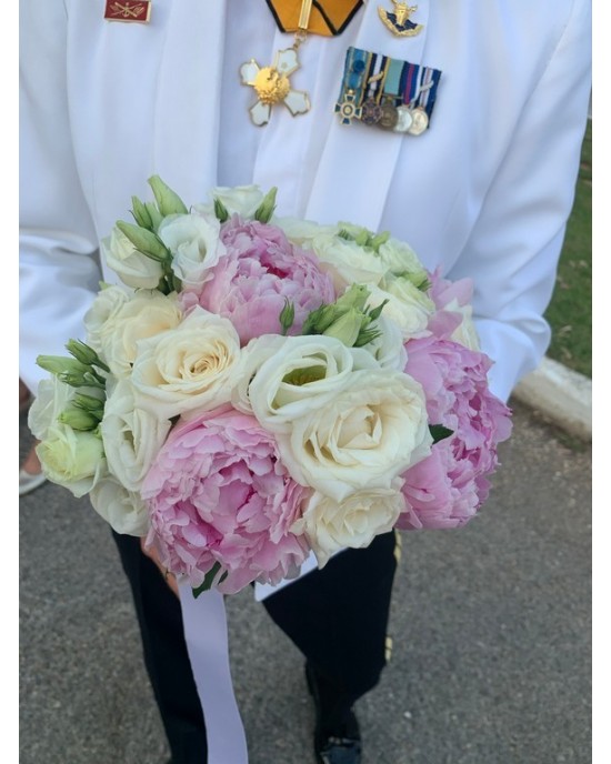 Romantic wedding decoaration with white & baby pink flowers Wedding