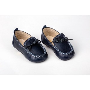Hug shoes for boy, loafers style, made of  leather