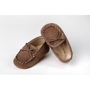 Hug shoes for boy, loafers style, made of suade