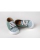Hug shoes for boy, made of leather and fabric monochrome and with patern  Christening Shoes