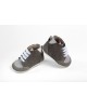 First steps shoes,  boots for baby boy made of leather and suade Christening Shoes