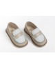 Loafers walking shoes for boy made of leather Christening Shoes