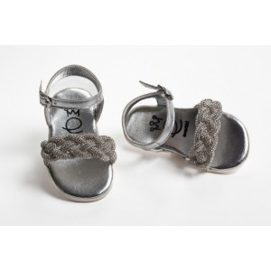 Baby girl first steps leather sandals shoes with strass