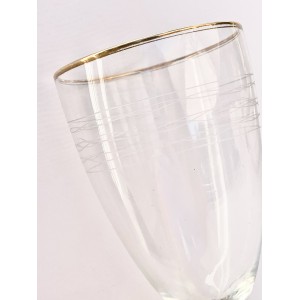 Carved crystal glass