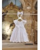 Baptism dress made of cotton broderie lace Christening clothes