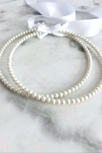 Wedding wreaths,  made of big pearls