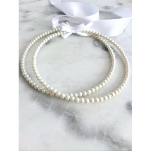Wedding wreaths,  made of big pearls