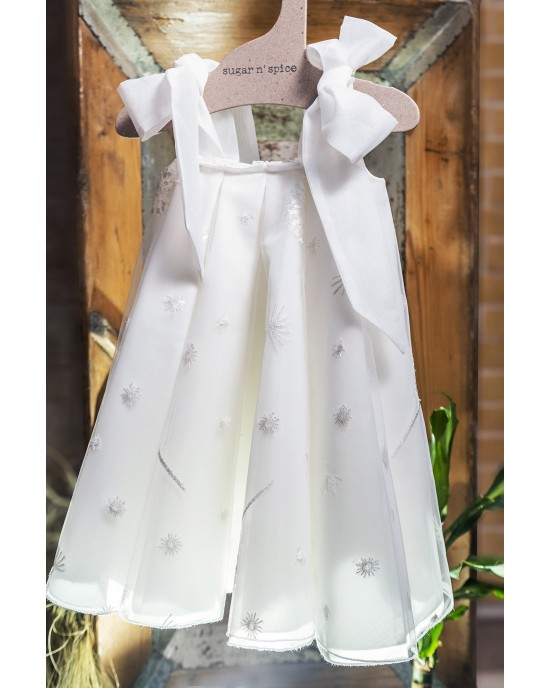 Ρούχα βάπτισης για κορίτσι - Βάπτιση κοριτσιού - Βαπτιστικό φόρεμα Κασσιόπεια Ρούχα Βάπτισης