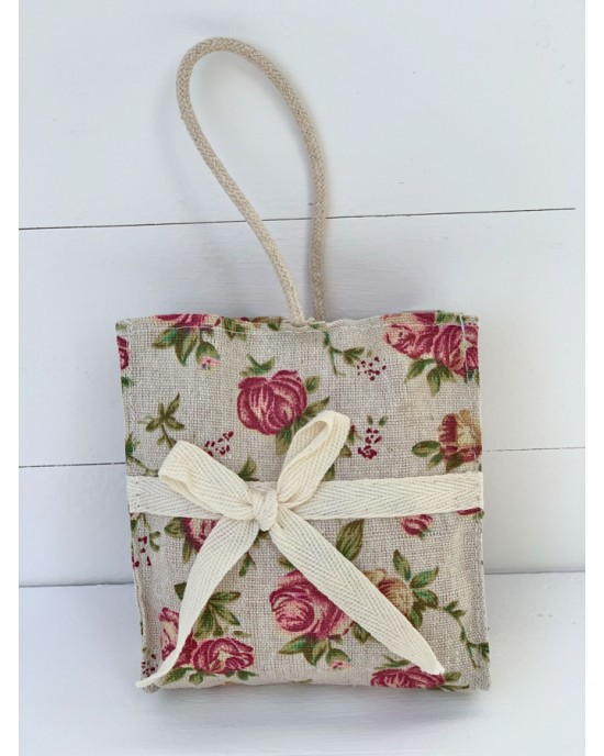 Christeninh favor for girl, floral bag Favors