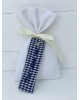 Christening favor for boy pouch with embroidered keychain  Favors