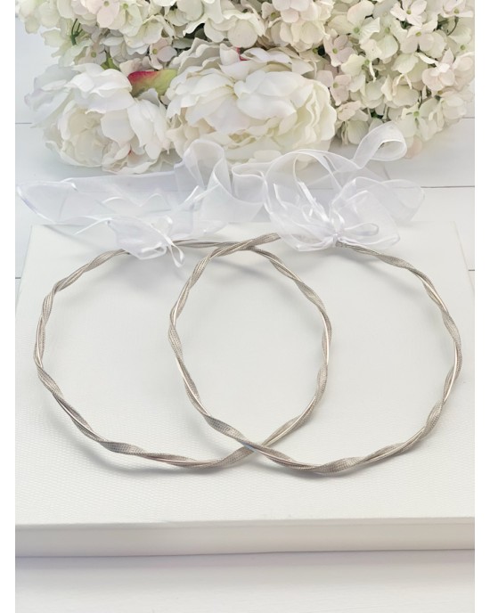 Silver  wedding wreaths Wreaths