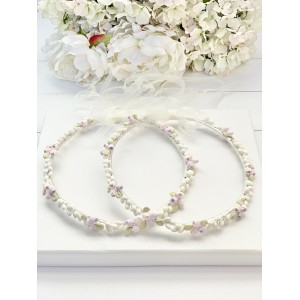 Handmade wedding wreaths with flowers