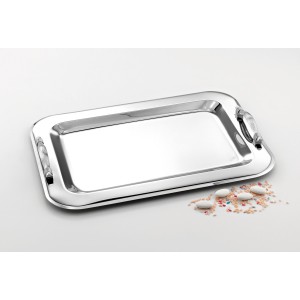 Rectangle inox tray with  details