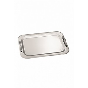 Rectangle inox tray with  details