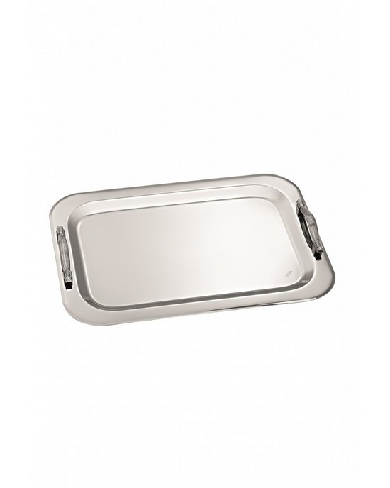 Rectangle inox tray with  details  Trays