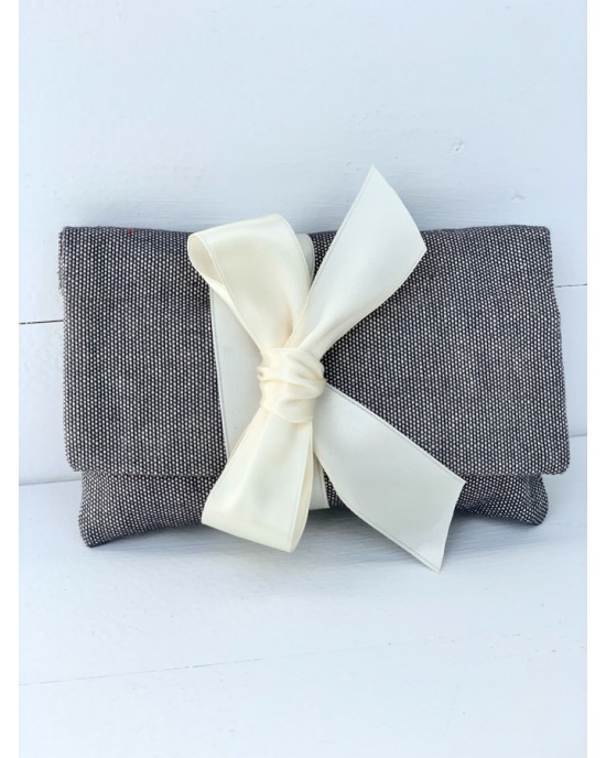 Wedding favor fabric envelope with satin ribbon Favors