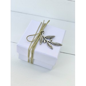 Wedding favor, box with olive branch