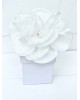 Μπομπονιέρα γάμου κουτί με χειροποίητο λουλούδι Μπομπονιέρες