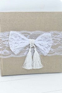 Wish book ivory linen with lace