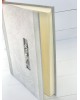Wish book from white and grey recycled paper Wish books